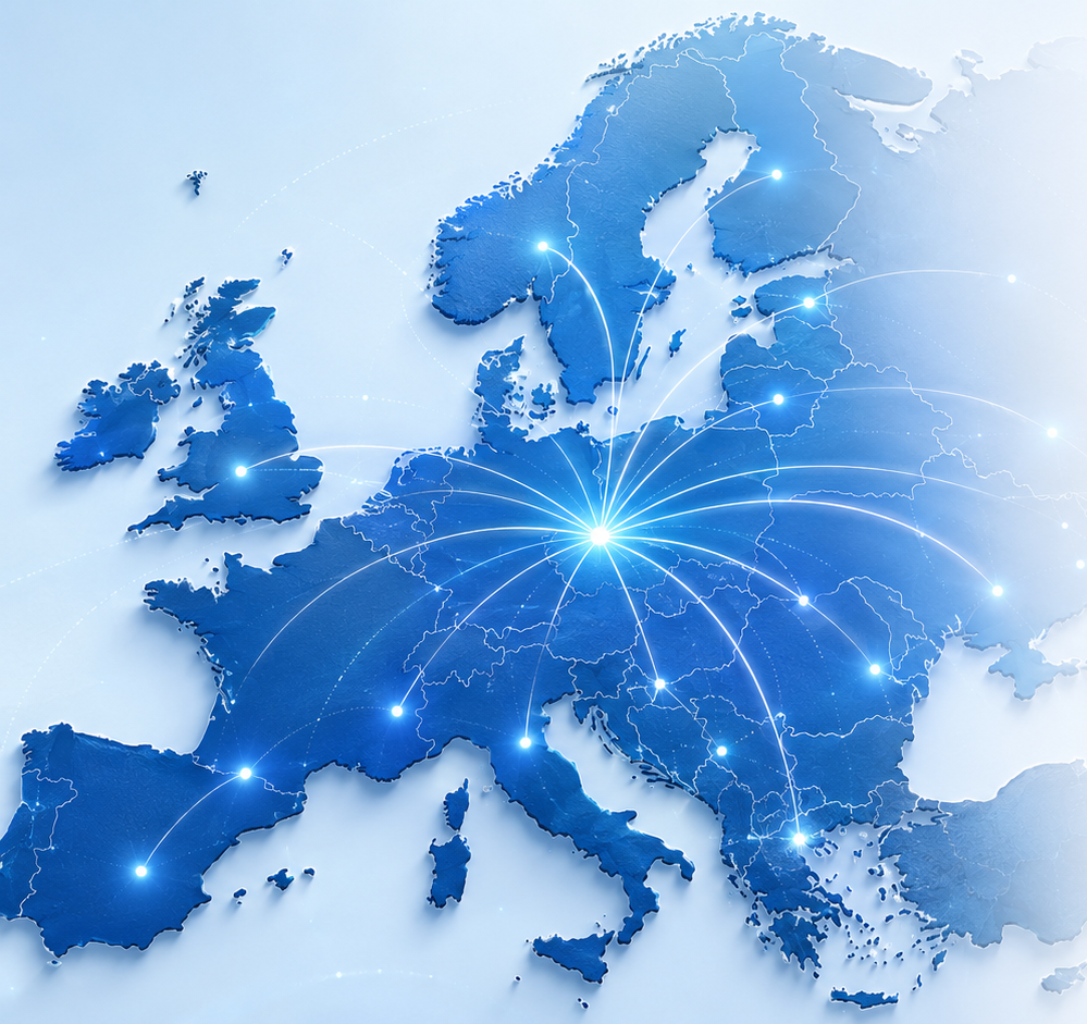 Carmen Energy European network map